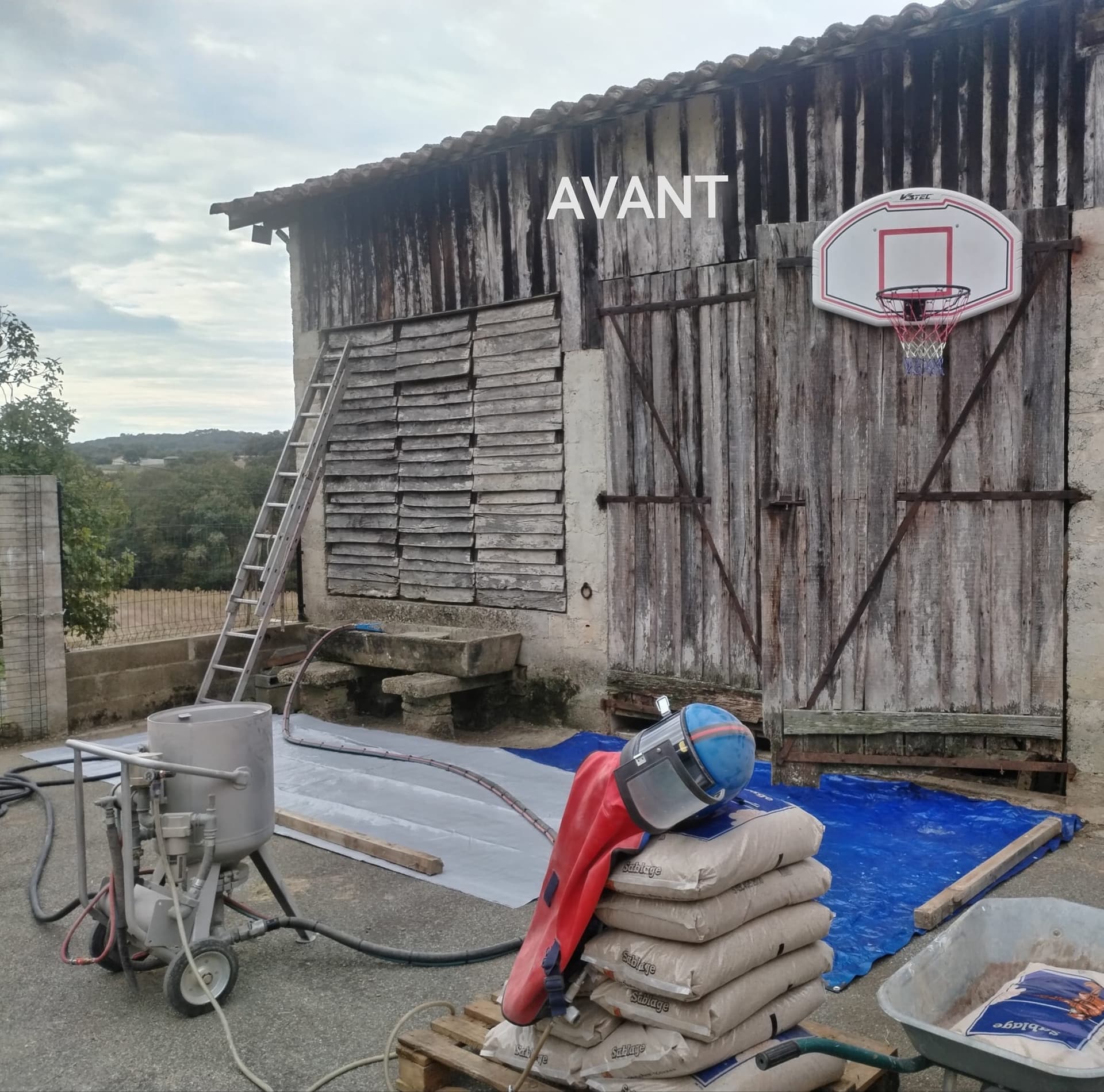 Avant décapage - comparaison