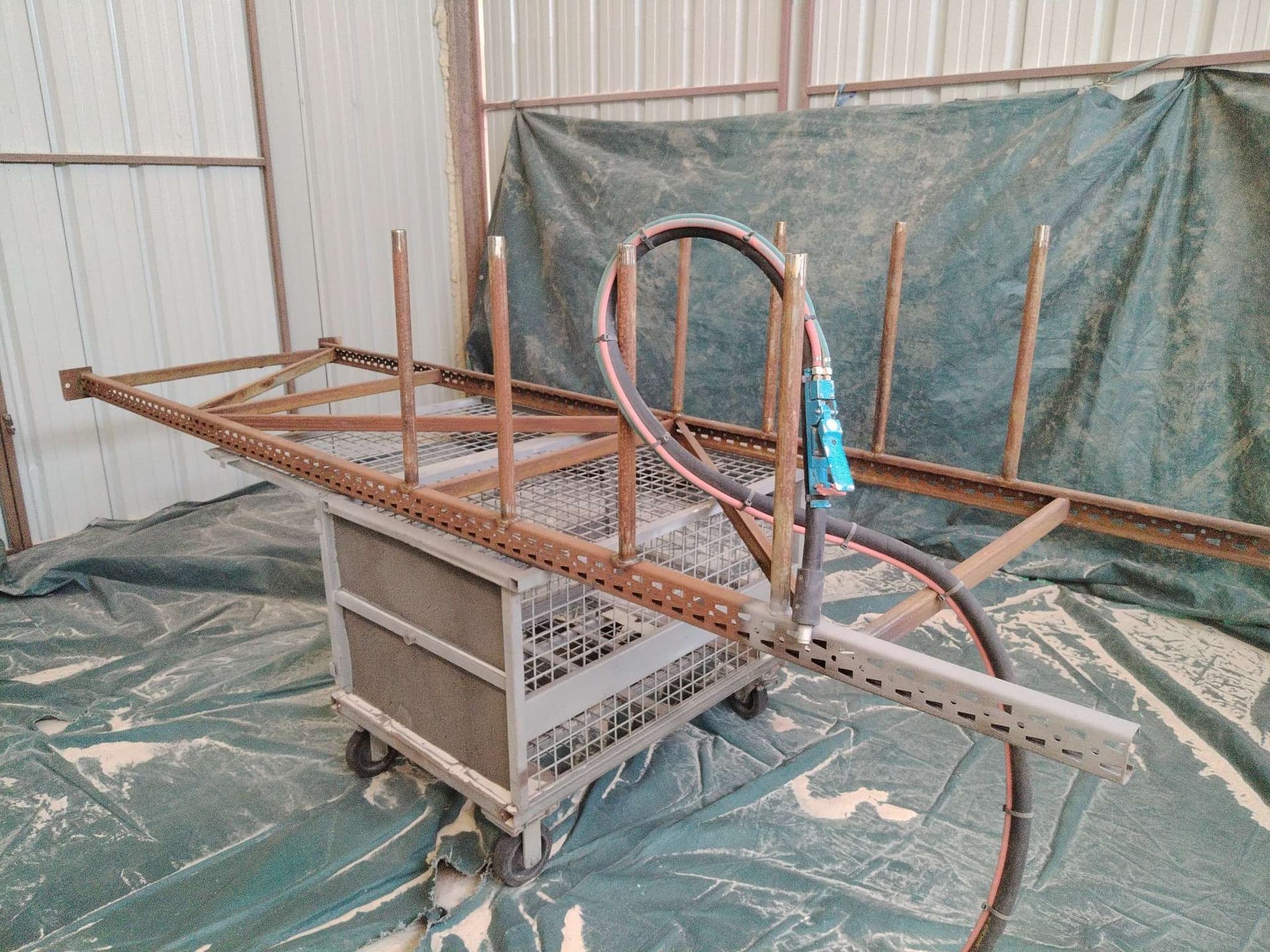 Décapage châssis véhicule