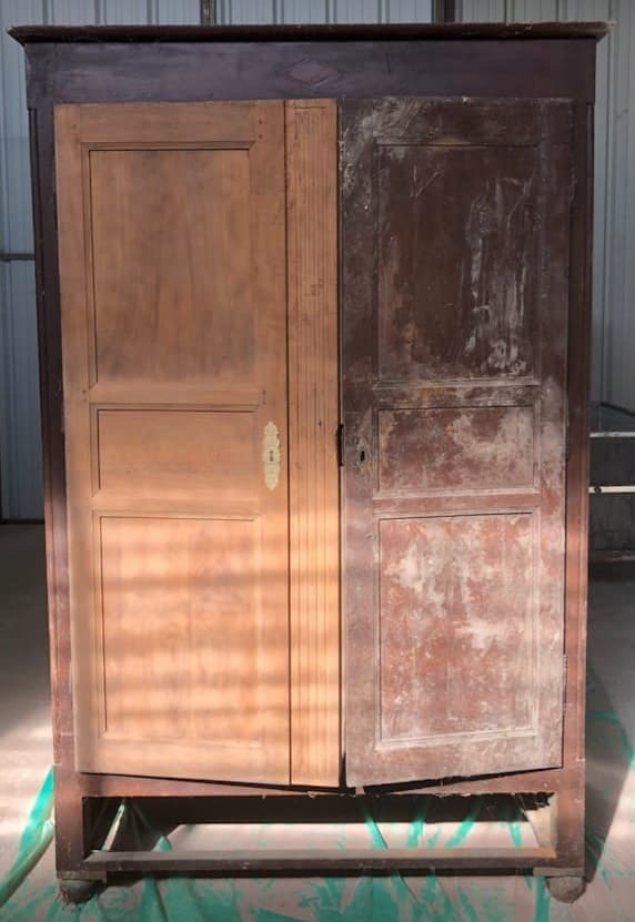 Décapage meuble en bois